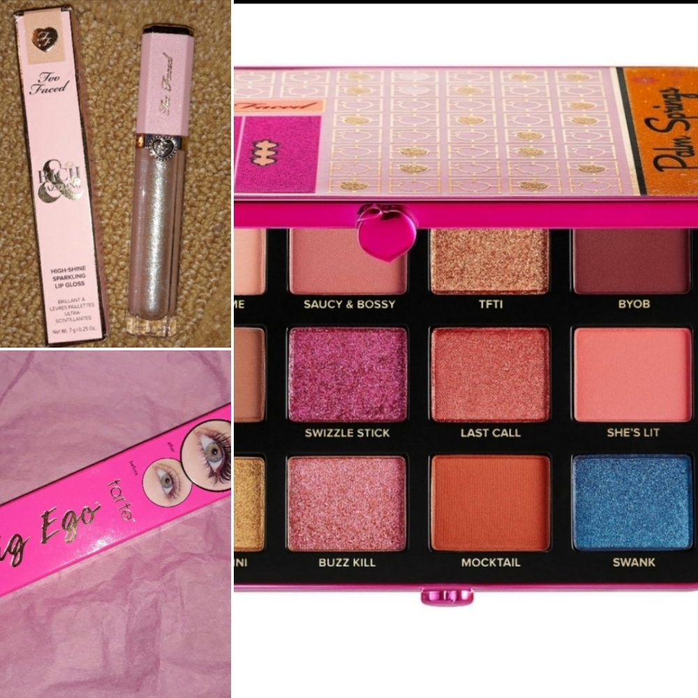 HIGE TOO FACED & TARTE BUNDLE +FREEBIES